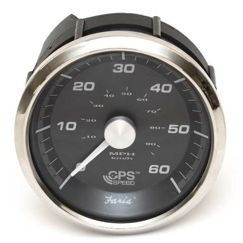 Faria Beede Boat 60 MPH Speedometer Gauge SGP122A | 3 3/8 Inch Atlantis