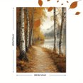 thumbnail image 3 of Qisvanset 12x16 Inch 2D Flat Framed Canvas Art, Watercolor Nativity Scene Jesus Holiday Religious Home Wall Decor, 3 of 5