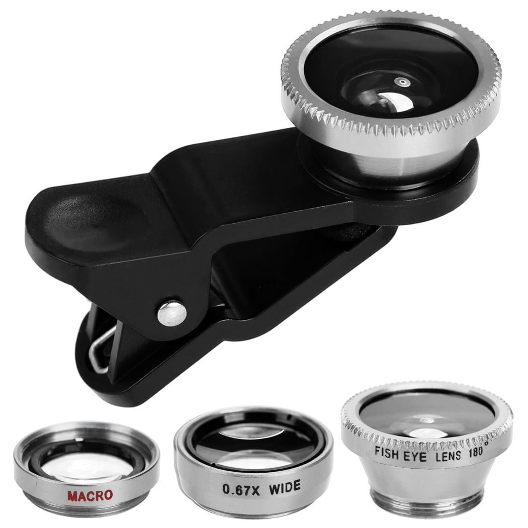 Details about   3 in1 Mobile Phone Camera Lens Kit with Fish Eye & Wide Angle Len MUST SEE!!! 