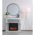 thumbnail image 2 of Cason 1 light Brass and White shade Floor lamp, 2 of 6