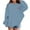 Z03-Light Blue, variant on Preppy Sweater for Girls Solid Color Drawstring Preppy Pullover Tops Comfy Plus Size Hooded Sweatshirts for Teen Girls , Sizes 4-18