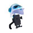 thumbnail image 3 of Abrazadera de teléfono para montaje en teléfono de motocicleta con protector solar Universal compatible con teléfonos inteligentes de 4,7-7,2 pulgadas Espejo retrovisor, 3 of 8