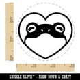 thumbnail image 2 of Frog Inside of Heart Self-Inking Rubber Stamp Ink Stamper - Pink Ink - Small 3/4 Inch, 2 of 7