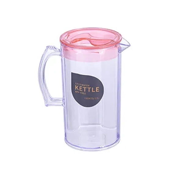 Contenedores de Fruta para Nevera,Jarra de Té de Agua de Hervidor Frío de Plástico,Dispenser de Bebida de Limonada de Infusor Negro de 2.2L para Cocina Home Party Bar
