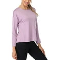 thumbnail image 5 of Alove Women Athletic Top Workout Long Sleeve Yoga Shirts UV Sun Protection, 5 of 6