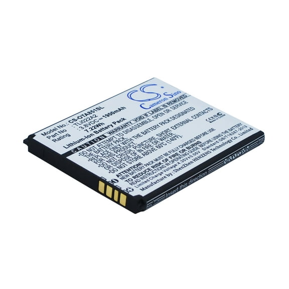 Replacement Battery for Alcatel One Touch Sonic,OT-A851L,TLi022A2,1900mAh,Mobile Phone battery