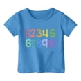 thumbnail image 6 of Girls T Shirts Kids Tunic Tops Kids Graphic Print Short Sleeve T Shirt Casual Tee for Boys Youth Childrens Basic Top, 6 of 7