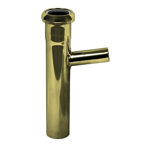 Westbrass 1-1/2 in. Slip-Joint Wye with 7/8 in. Branch Unfinished Brass