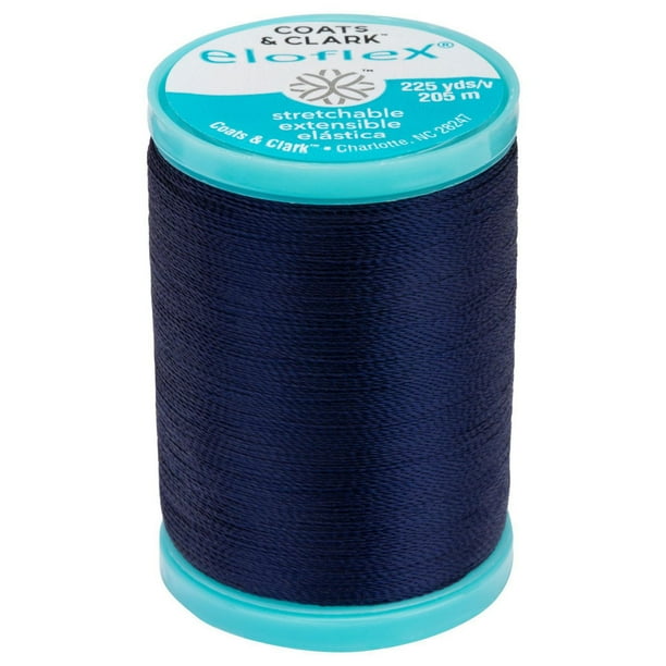 Coats & Clark Eloflex Stretch Thread, Nugrey, 225 Yards, PBT, Sews soft ...
