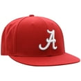 thumbnail image 3 of Men's Top of the World Crimson Alabama Crimson Tide Team Color Fitted Hat, 3 of 4