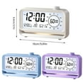 thumbnail image 3 of Kids Alarm Clock with Button High Volumes Visual Timers Indicators Rechargeable LCD Display Digital Clock Night Light, 3 of 8