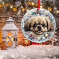 thumbnail image 6 of AatoeaX Pekingese Christmas Ornament: Festive Dog Design, Transparent Acrylic, Hanging Decor for Pet Lovers, Holiday Accents & Gifts, 6 of 7