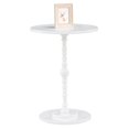 thumbnail image 3 of Classic Accents Sanibel Beach Spindle Table in White Wood Finish, 3 of 11