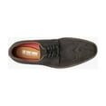 thumbnail image 5 of Stacy Adams Marligan Wingtip Oxford Suede Classic Shoes Dark Gray 25616-011, 5 of 8
