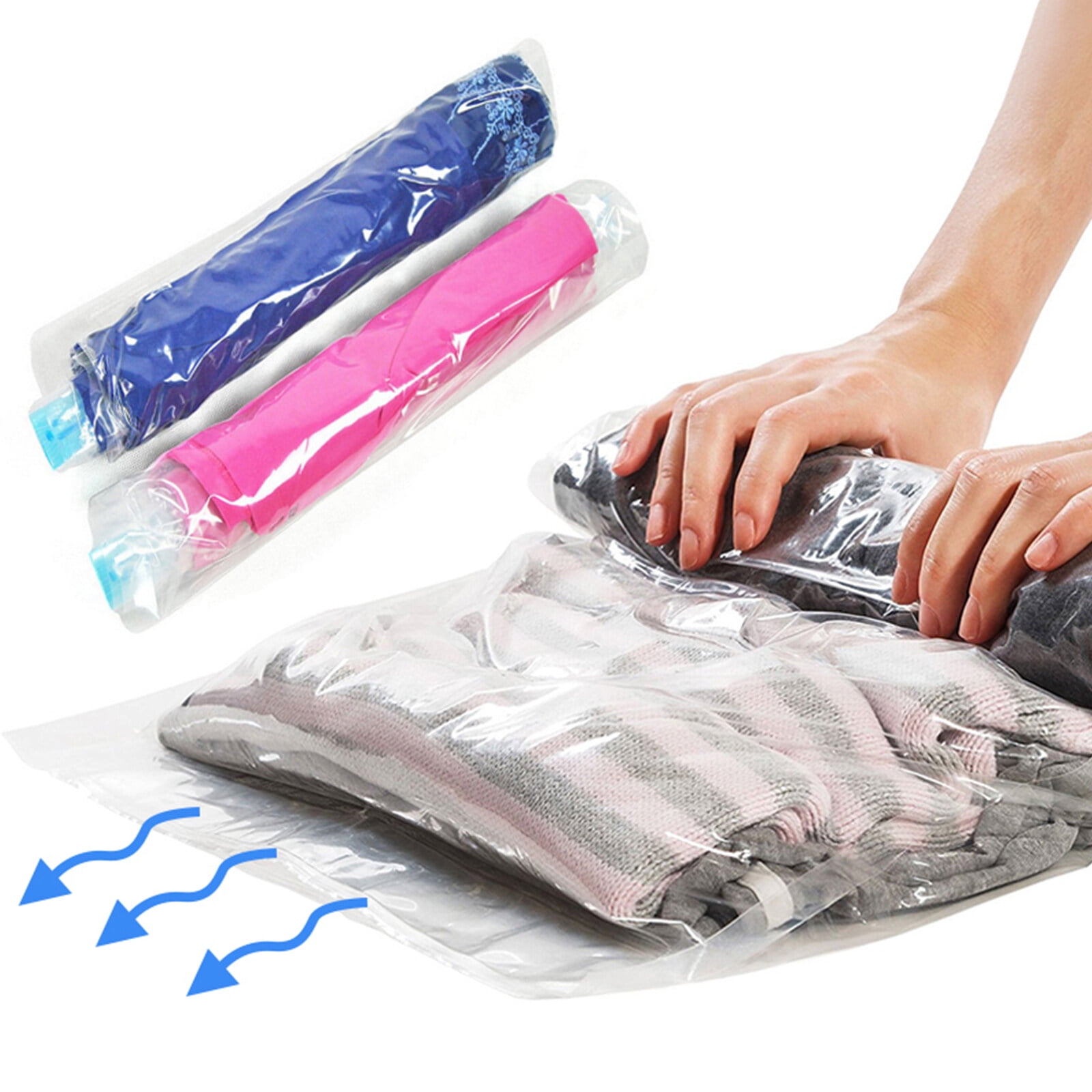 10Travel Compression Bags, Travel Essentials Vacuum Packing Space