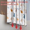 thumbnail image 5 of Happy Easter Shower Curtains for Bathroom Cute Bunny Rabbit Eggs Leaves Pattern Design Home Bathtubs Decor Waterproof Fabric Shower Curtain Sets with 12 Hooks, 72x72 Inch, 5 of 6