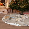 thumbnail image 6 of Picia World Map With Animals Print Christmas Tree Skirt , Christmas Tree Skirt Ornaments for Merry Christmas Holiday Party Decorations Indoor Outdoor-36", 6 of 7
