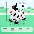 thumbnail image 4 of TOY Animales hinchables para niños pequeños, caballo hinchable, vaca hinchable, juguetes para saltar en interiores y exteriores para niños pequeños, regalo para 18 meses, 2, 3 y 4 años, 4 of 4