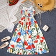 thumbnail image 5 of Vacation Dress Sleeveless Dress Summer Dress Princess Dress Easter Dresses Sundress Skirt Fashion Outfit #Z10 White 13-14 Years, 5 of 5