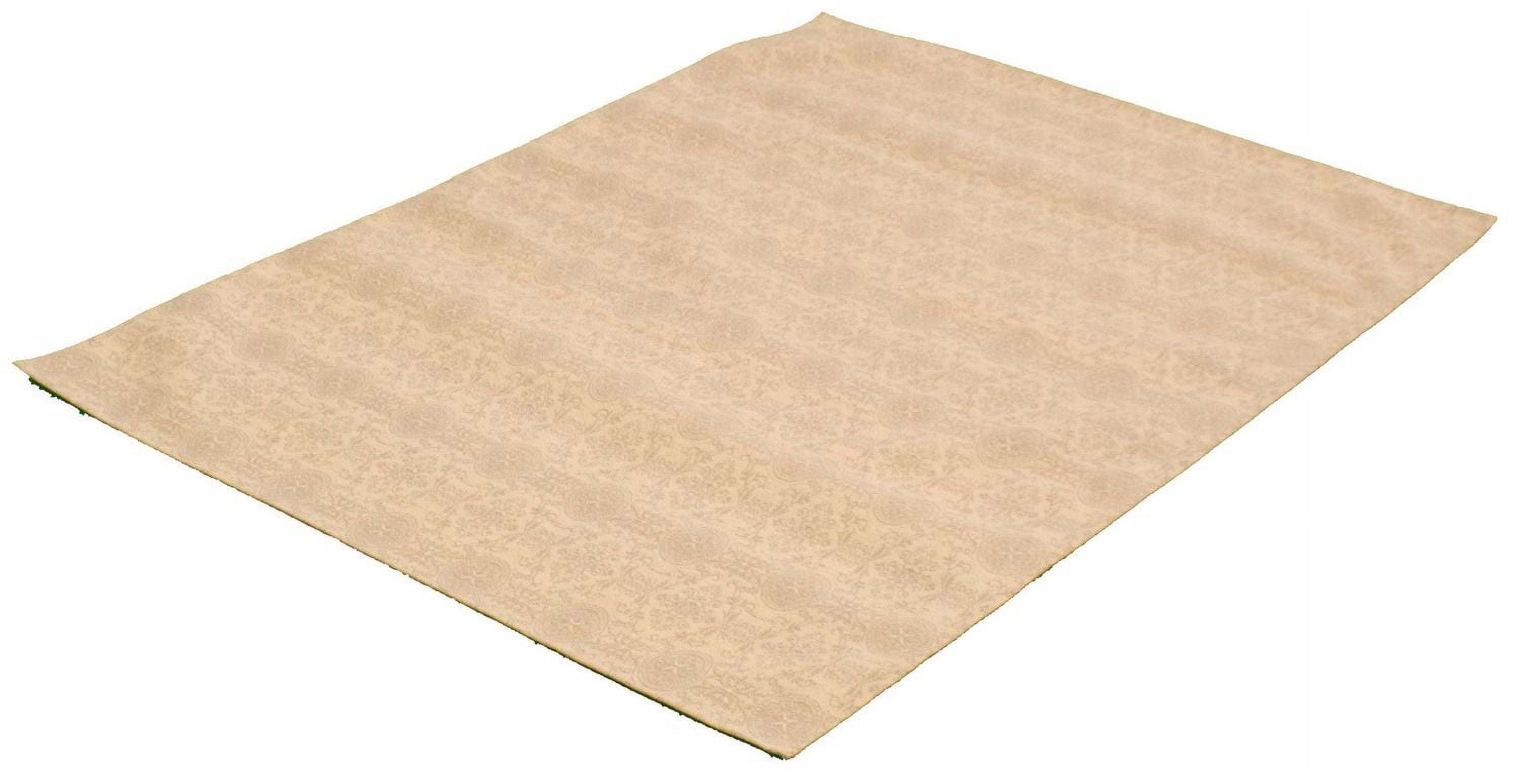 ECARPETGALLERY 5'1" x 7'5" Transitional Collage Handmade Area Rug for Living Room, Dining Room and Bedroom in Ivory