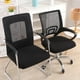 thumbnail image 4 of de Asiento de Silla de Comedor Jacquard Funda de Asiento Giratoria de Oficina, 4 of 4