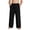 Black 2, variant on Boys Cargo Pants Size 10-12,Drawstring Casual Summer with Multiple Pockets Summer Pants Black