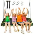thumbnail image 1 of Goplus 700lb Giant 60"Platform Tree Swing Outdoor w/ 2 Hanging Strap Camo Green, 1 of 9