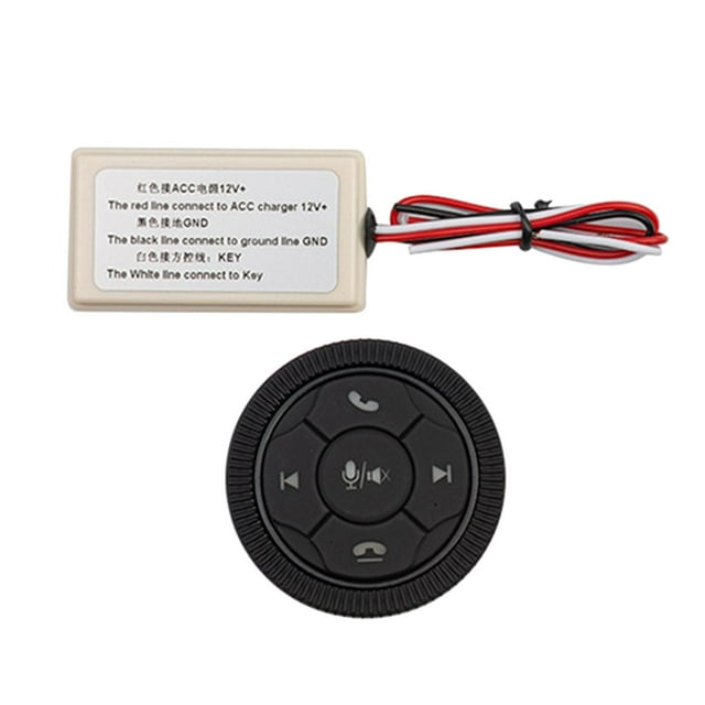 Universal / Start Stereo Radio Music Adapter Phone Controller/ for Android Devices iOS Motorcycle Car , Black