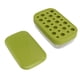 thumbnail image 3 of Molde para hacer cubitos de hielo flexible y reutilizable, bandeja redonda de fácil liberación para cubitos de hielo con tapa, contenedor de varias capas, color verde, 3 of 10