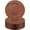 Brown, variant on 12 count Faux Wooden Charger Plates 13 Inch Round Rustic Plastic Plates Antique Design Bulk Decorative Chargers for Dinner Tray for Wedding Dinner Table Party Event (Dark Brown)