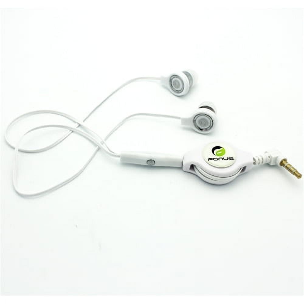 Retractable Earphones Headphones for Motorola Moto G 5G (2022)/Moto G 5G (2023)/Moto 5G (2024)/Moto 5G (2025) - Hands-free Headset Handsfree Earbuds Earpieces Microphone