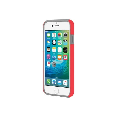 Incipio DualPro - Back cover for cell phone - Plextonium, dLAST - gray, red - for Apple iPhone 6, (Best Cell Phone Of The Year)