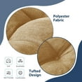 thumbnail image 6 of Chair Cushions for Dining Chairs, Seat Cushions for Kitchen Chairs, Indoor Seat Cushions with Ties, Tufted Foam Chair Pads, Non Slip Chair Cushions Set of 4, 15.5" x 15.5" x 4", Khaki, 6 of 12