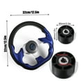 thumbnail image 3 of fastboy Boat Steering Wheel Center Cap Universal Detachable 3 Spokes 3/4-inch Shaft Helm Rowing Boats Sailboat Hardware Accessories, 3 of 8