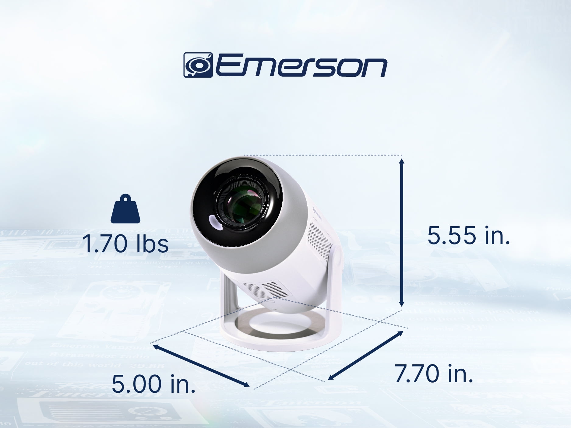 Emerson EVP-3003 150-Inch Home Theater LCD Projector