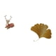 thumbnail image 5 of Adorno De Mesa Con Hojas De Ginkgo, Reno, Alce, Ciervo, Figura, Estatua, Escultura Abstracta Para Sala De Estar, Oficina, Dormitorio, Hotel, Comedor, Restaurante, Decoración De Granja., 5 of 8