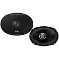 thumbnail image 2 of Sound Storm Laboratories SLQ469 SLQ Series 6 x 9 inch Car Audio Door Speakers - 500 Watts Max, 4 Way, Full Range, Coaxial, Sold in Pairs, Hook up to Stereo and Amplifier, Tweeters, 2 of 10