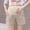 Beige, variant on pstuiky Maternity Shorts Athletic Plus Size High Waist Stretch Adjustable Support Comfortable Lounge Wear Pregnancy Plus Size Maternity Shorts
