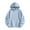 Light Blue, variant on GigrtiJin Men's Quilted Pullover Hoodies Solid Color Hooded Long Sleeve Sweatshirt with Pocket Outdoor Loose Casual Tops
