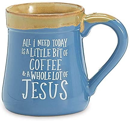 "Coffee and Whole lot of Jesus " Fun Coffee Mug Large 15 oz. 