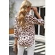 thumbnail image 1 of ABPHQTO Camisa clásica de mujer con bolsillos y estampado de leopardo, 1 of 5