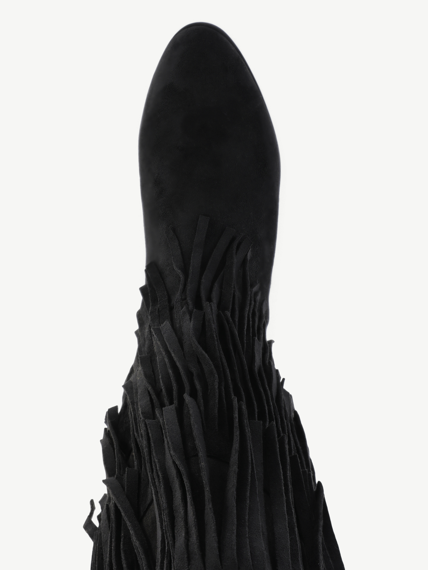 No Boundaries Tall Faux Suede Fringe Boots, Women's