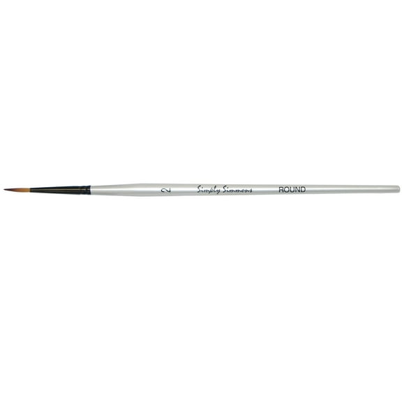 Robert Simmons Simply Simmons Short Handle Brush, Round, 2