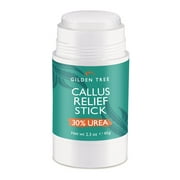 Callus Relief Stick with Powerful 30% Urea - Quick & Easy No-Mess Stick Helps Soften & Smooth Hard Thick Dry Cracked Rough Itchy Skin on Feet Legs Knees Elbows