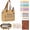 Khaki, variant on 25 PCS Bible Study Supplies Kit, Large Capacity Canvas Tote Bag for Women Organizer, Bible Highlighters and Quick Dry Pens No Bleed Through Tabs, Christmas Christian Gifts for Women Mom Friends