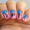thumbnail image 4 of Maniology Occasions Stars & Stripes (m054) Stainless Steel Nail Stamping Plate, 4 of 7