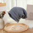 thumbnail image 2 of Beanie for Women Cable Knit Winter Hats Mens Gifts Chunky Skull Cap Thick Warm Stocking Caps for Cold Weather, 2 of 3