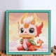 thumbnail image 3 of (4162) Hilo Algodón Ecológico Bordado 11CT 3 Hebras Impresión 50*50cm Kit Serie Punto Cruz Pequeño Dragón Lindo, 3 of 9