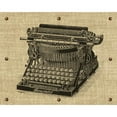 thumbnail image 3 of Appleman, Sam 24x20 Black Modern Framed Museum Art Print Titled - Vintage Typewriter, 3 of 5