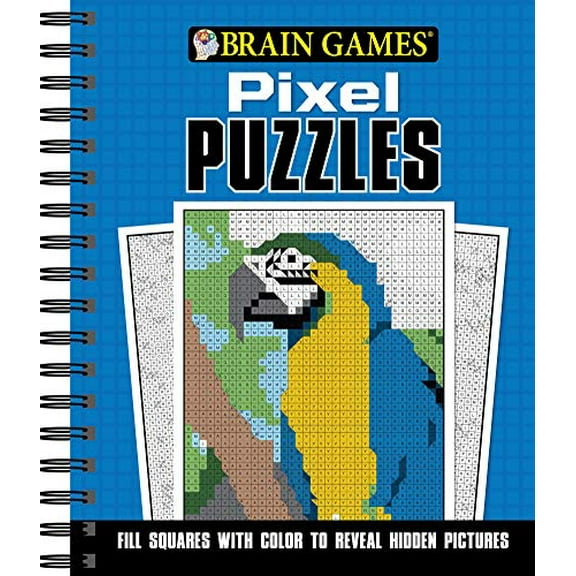 Pre-Owned Brain Games Pixel Puzzles Paperback